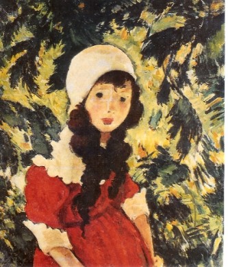Nicolae Tonitza, "Fetiţa pădurarului" (1924) - Colecţia Doctor Dona, Bucureşti - foto: ro.wikipedia.org