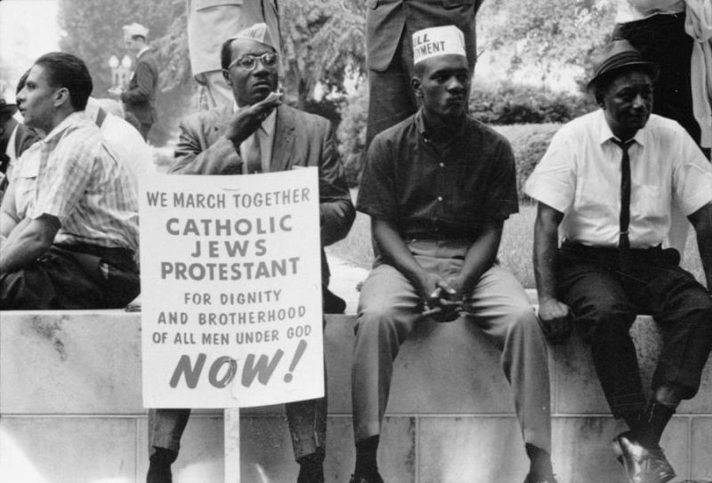 The civil rights march from Selma to Montgomery, Alabama, in 1965 - foto preluat de pe en.wikipedia.org