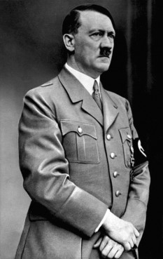 Adolf Hitler (n. 20 aprilie 1889, Braunau am Inn, Austria – d. 30 aprilie 1945, Berlin) om politic, lider al Partidului Muncitoresc German Național-Socialist (NSDAP), cancelar al Germaniei din 1933, iar din 1934 conducător absolut (Führer) al Germaniei - ro.wikipedia.org