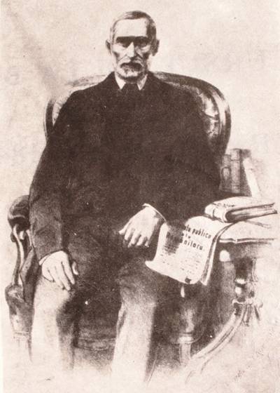 Simion Bărnuţiu (n. 21 iulie 1808, Bocşa, Sălaj - d. 28 mai 1864, Sânmihaiu Almaşului) a fost un om politic român, istoric, filozof, şi profesor universitar, unul dintre principalii organizatori ai Revoluţiei de la 1848 în Transilvania - foto preluat de pe ro.wikipedia.org