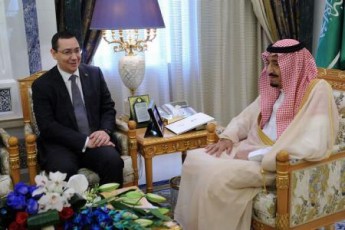 Victor Ponta cu regele Arabiei Saudite - Foto: (c) LIVIU ȘOVA / AGERPRES FOTO