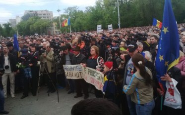 Chisinau, protest  03 mai 2015 - foto - adevarul.ro