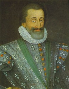 Henri de Bourbon (denumit și Henric cel Mare (Henri le Grand) iar în regiunea lui de baștină, Gasconia, unde era iubit, era numit și "regele nostru Henric" (13 decembrie 1553 – 14 mai 1610), rege al Navarei (1572-1610) și rege al Franței (1589-1610), primul rege din familia de Bourbon - foto:  ro.wikipedia.org
