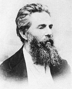 Herman Melville (n. 1 august 1819, New York - d. 28 septembrie 1891, New York) scriitor și eseist american, cunoscut mai ales pentru romanul său Moby Dick, care l-a făcut celebru - foto - ro.wikipedia.org