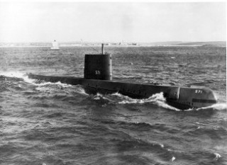 Submarinul american cu propulsie nucleară “Nautilus” - foto - cersipamantromanesc.wordpress.com