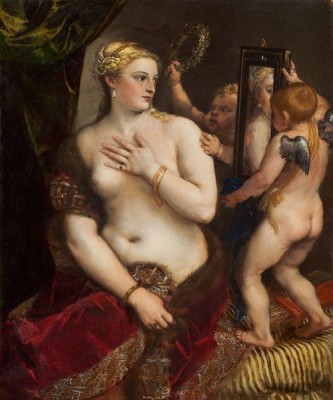 Tiziano Vecellio: "Venus la oglindă", 1555 - National Gallery of Art, Washington - foto: ro.wikipedia.org
