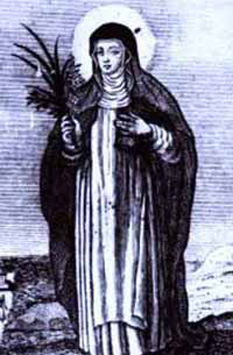 Sf. Irina din Portugalia, fecioară, martiră - foto: calendarcatolic.ro