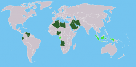 Țări membre OPEC - foto: ro.wikipedia.org