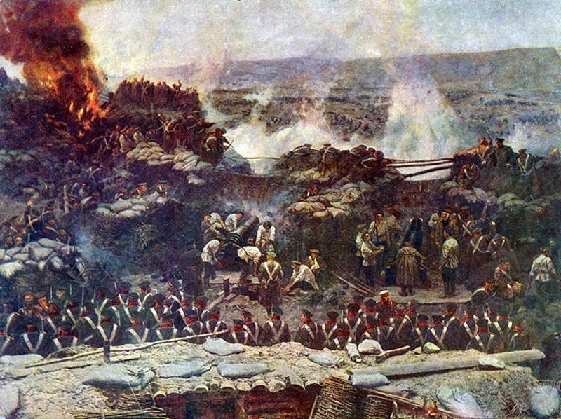 Războiul Crimeii (1853–1856) Asediul Sevastopolului -  foto preluat de pe ro.wikipedia.org