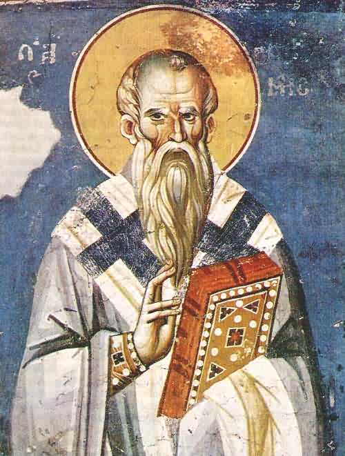 Sf. Sfinţit Mc. Clement, episcopul Romei († 98 - 102) - foto preluat de pe ro.orthodoxwiki.org