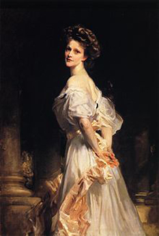 Nancy Witcher Langhorne Astor, Viscountess Astor, (19 May 1879 – 2 May 1964) was the first female Member of Parliament to take her seat - foto (Portrait of Nancy Astor by John Singer Sargent, 1909): en.wikipedia.org