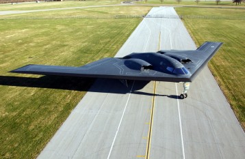 Northrop B-2 Spirit at the National Museum of the United States Air Force. (U.S. Air Force photo) - foto: nationalmuseum.af.mil