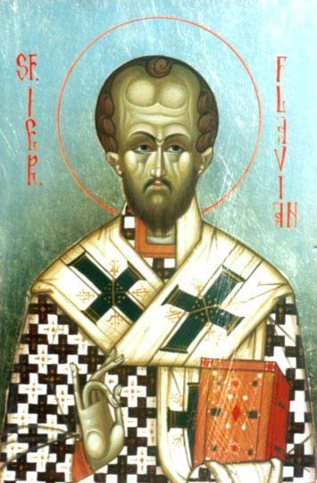 Sf. Ier. Flavian, arhiepiscopul Constantinopolului (†449) - foto preluat de pe basilica.ro