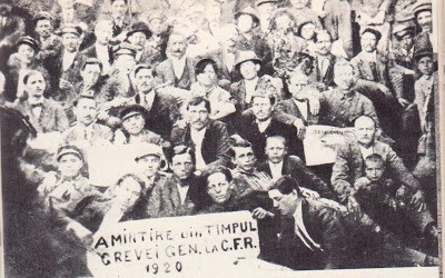Greva CFR din 1920 - foto - istoriculzilei.blogspot.ro