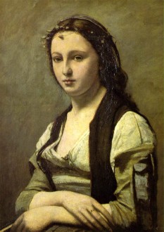 Jean-Baptiste Camille Coro, "Femeia cu perla" - Muzeul Luvru - foto: ro.wikipedia.org