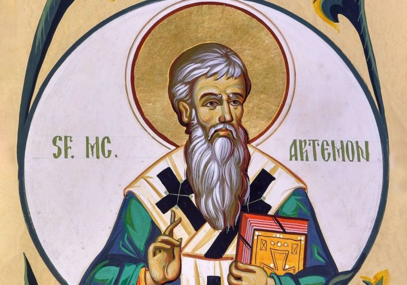 Sf. Sfințit Mc. Artemon (†303) - foto preluat de pe ziarullumina.ro