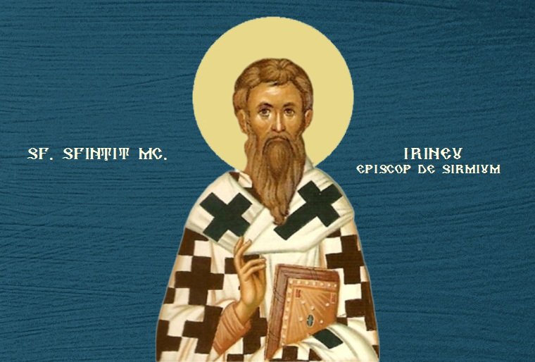 Sf. Sfinţit Mc. Irineu, episcop de Sirmium (†304) - foto preluat de pe ziarullumina.ro
