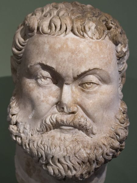 Marcus Aurelius Valerius Maximianus Herculius (cca. 250 - iulie 310) a fost împărat roman (împreună cu Dioclețian) din 1 martie 286 până în 305 - foto preluat de pe en.wikipedia.org