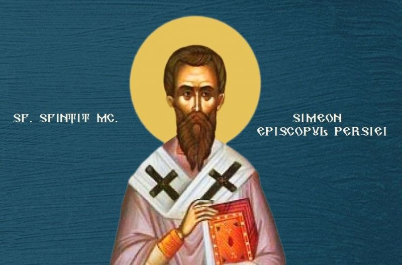 Sf. Sfinţit Mc. Simeon, episcopul Persiei (†341) - foto preluat de pe ziarullumina.ro