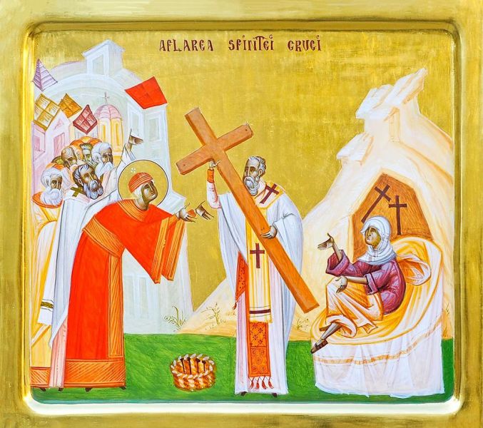 Aflarea Sfintei Cruci (325 - 327) - foto preluat de pe doxologia.ro