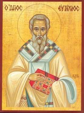 Sf. Sfinţit Mc. Eutihie, Episcopul Melitinei (secolul I d.Hr.) - foto preluat de pe basilica.ro
