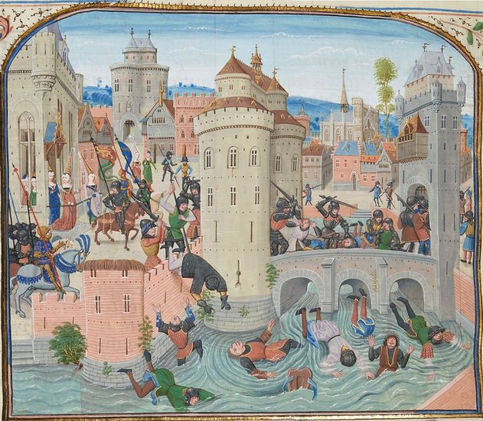 Defeat of the Jacquerie 9 June 1358 - foto preluat de pe en.wikipedia.org