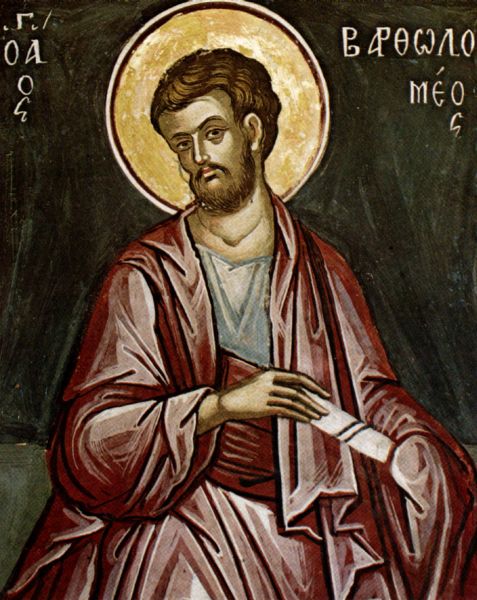 Sf. Ap. Bartolomeu (†69 d.Hr.) - foto preluat de pe doxologia.ro