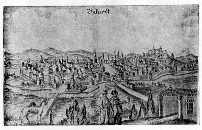 Bucureşti la începutul secolului al XVIII-lea - foto: ro.wikipedia.org