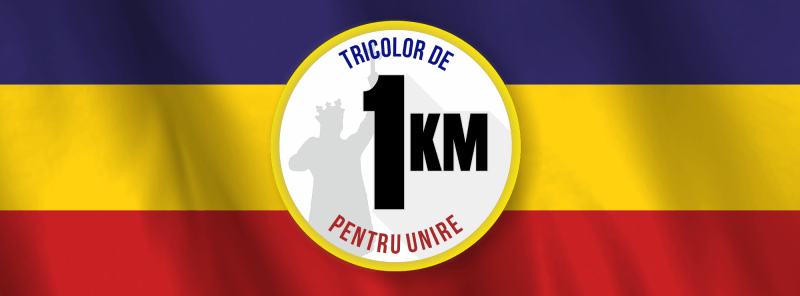 1 Decembrie - 1 Kilometru de Tricolor - foto: facebook.com