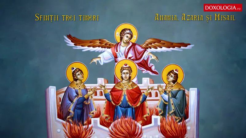 Sf. Proroc Daniel și Sfinții trei tineri: Anania, Azaria și Misail (Secolul al VII-lea î.Hr.) - foto preluat de pe doxologia.ro