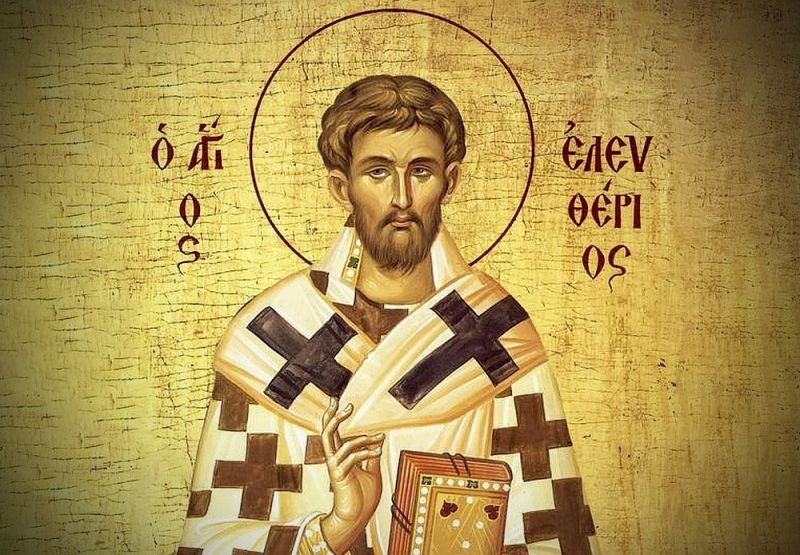 Sf. Sfinţit Mc. Elefterie, Episcopul Iliriei (†126) - foto preluat de pe ziarullumina.ro