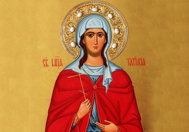 official Blue summer Sfânta Muceniţă Tatiana diaconița (†230)