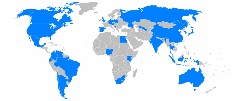 Global locations of General Motors' assembly factories - foto preluat de pe en.wikipedia.org