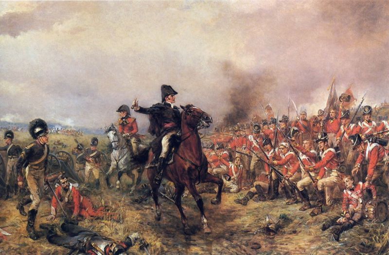 "Wellington la Waterloo" (18 iunie 1815), de Robert Alexander Hillingford - foto: ro.wikipedia.org