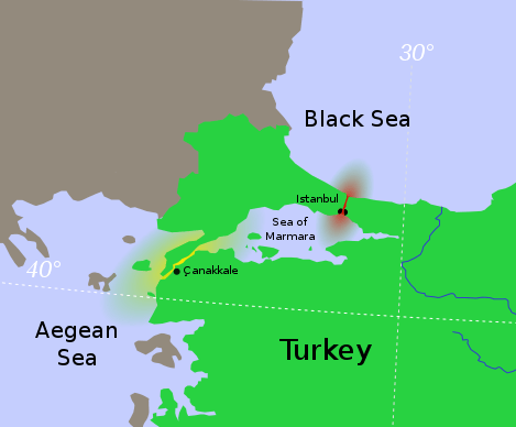 Stramtorile Bosfor şi Dardanele - foto preluat de pe ro.wikipedia.org
