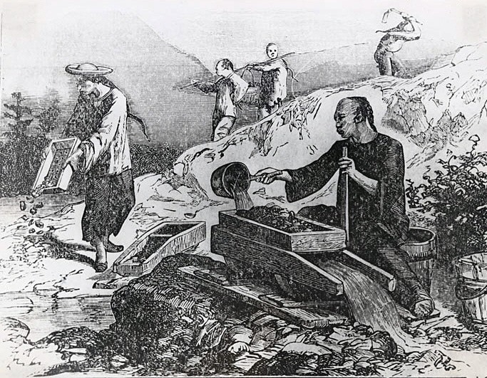 Goana după aur din California 1848 – 1855 (Chinese gold miners in California) - foto preluat de pe en.wikipedia.org
