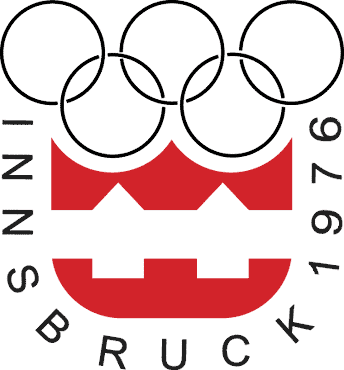 Jocurile Olimpice de iarnă din 1976 (Emblema conţine stema oraşului Innsbruck şi cercurile Olimpice, simbolul competiţiei) - foto preluat de pe ro.wikipedia.org