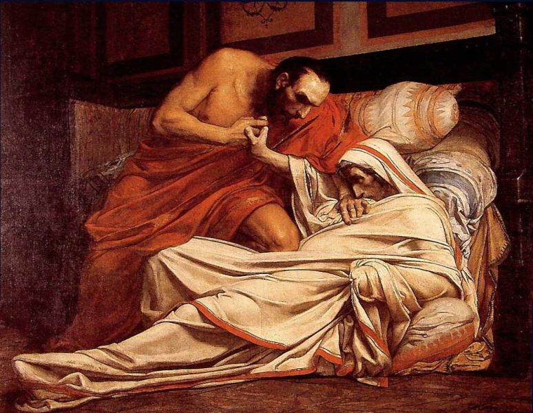 Moartea lui Tiberius - foto preluat de pe ro.wikipedia.org
