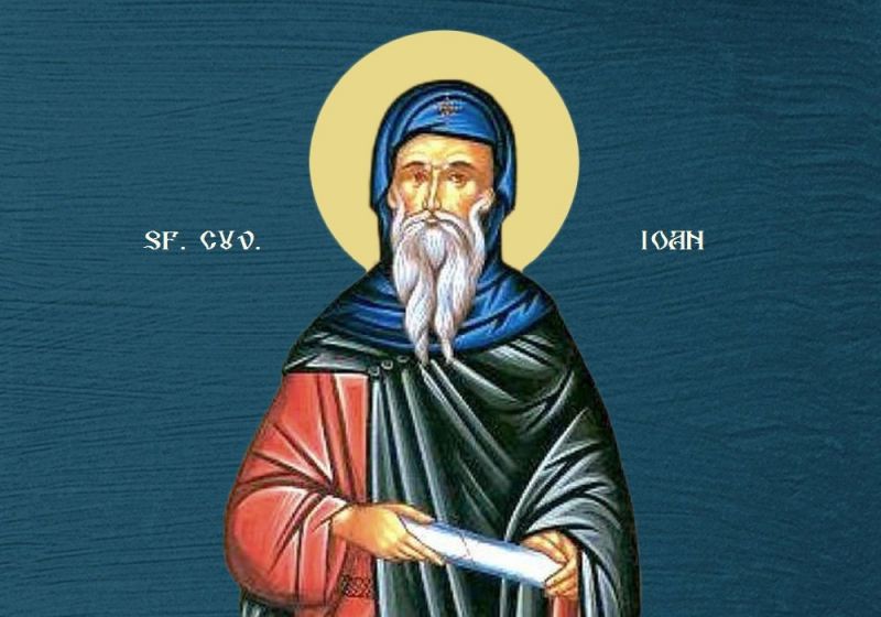 Sfântul Cuvios Ioan ucenicul Sfântului Grigorie Decapolitul (Secolul al IX-lea) - foto preluat de pe ziarullumina.ro