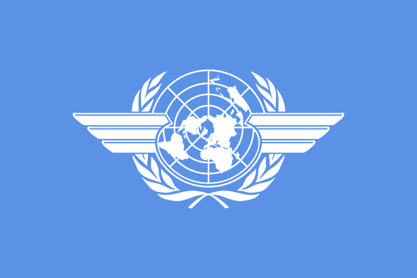Steagul Organizației Aviației Civile Internaționale (OACI) - foto preluat de pe en.wikipedia.org