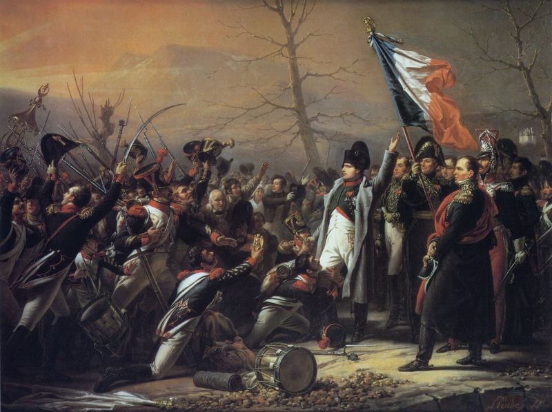 Napoleon's return from Elba, by Charles de Steuben - foto preluat de pe en.wikipedia.org