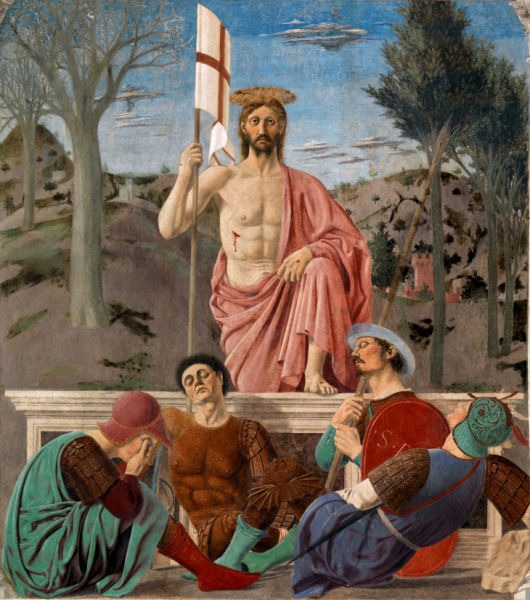 Învierea lui Christos - pictură de Piero della Francesca - foto preluat de pe ro.wikipedia.org