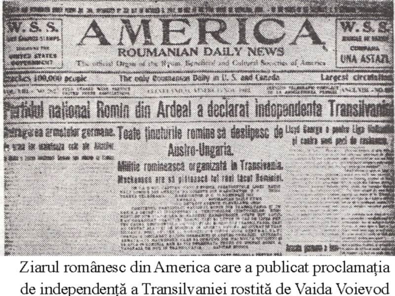 Declaraţia de independenţă faţă de Ungaria a poporului român din Transilvania, Banat şi părţile ungare (5/18 octombrie 1918) - foto preluat de pe cersipamantromanesc.wordpress.com