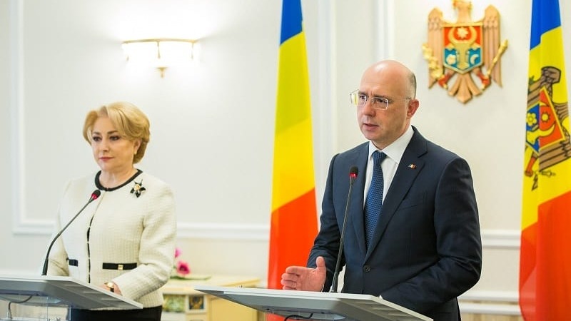 Prim-ministrul României Viorica Dăncilă și Prim-ministrul Republicii Moldova Pavel Filip - foto preluat de pe www.b1.ro