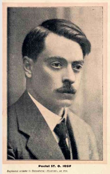 Ștefan Octavian Iosif (n. 11 octombrie 1875, Brașov - d. 22 iunie 1913, București) a fost un poet și traducător român, membru fondator al Societății Scriitorilor Români - foto preluat de pe ro.wikipedia.org