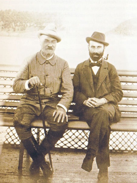 Zichy Jenő és Pósta Béla - foto preluat de pe hu.wikipedia.org