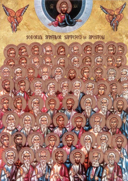 Soborul Sf. 70 de Apostoli (4 ianuarie) - foto preluat de pe ziarullumina.ro