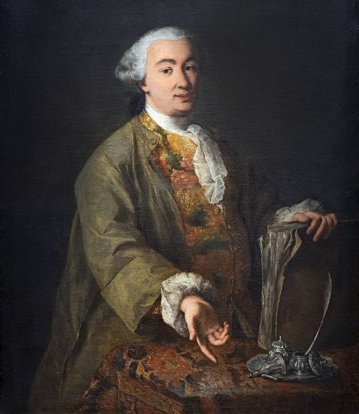 Carlo Goldoni (n. 25 februarie 1707, Veneția, Republica Veneția – d. 6 februarie 1793, Paris, Prima Republică Franceză a fost un cunoscut dramaturg și libretist italian din Veneția (Goldoni c. 1757) - foto preluat de pe en.wikipedia.org