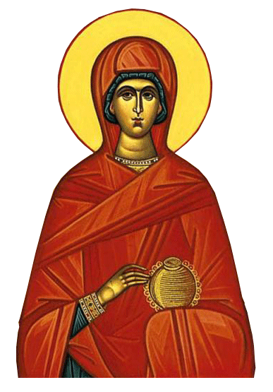 Sfânta Ioana Mironosița (sec. I) – Aceasta a fost soția lui Huza, chivernisitorul palatului lui Irod. Este amintită de sfinții evangheliști în rândul femeilor mironosițe (Luca VIII, 3) - foto preluat de pe basilica.ro