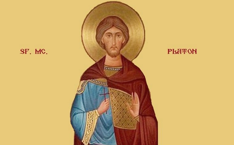 Sf. Mc. Platon (†306) - foto preluat de pe ziarullumina.ro
